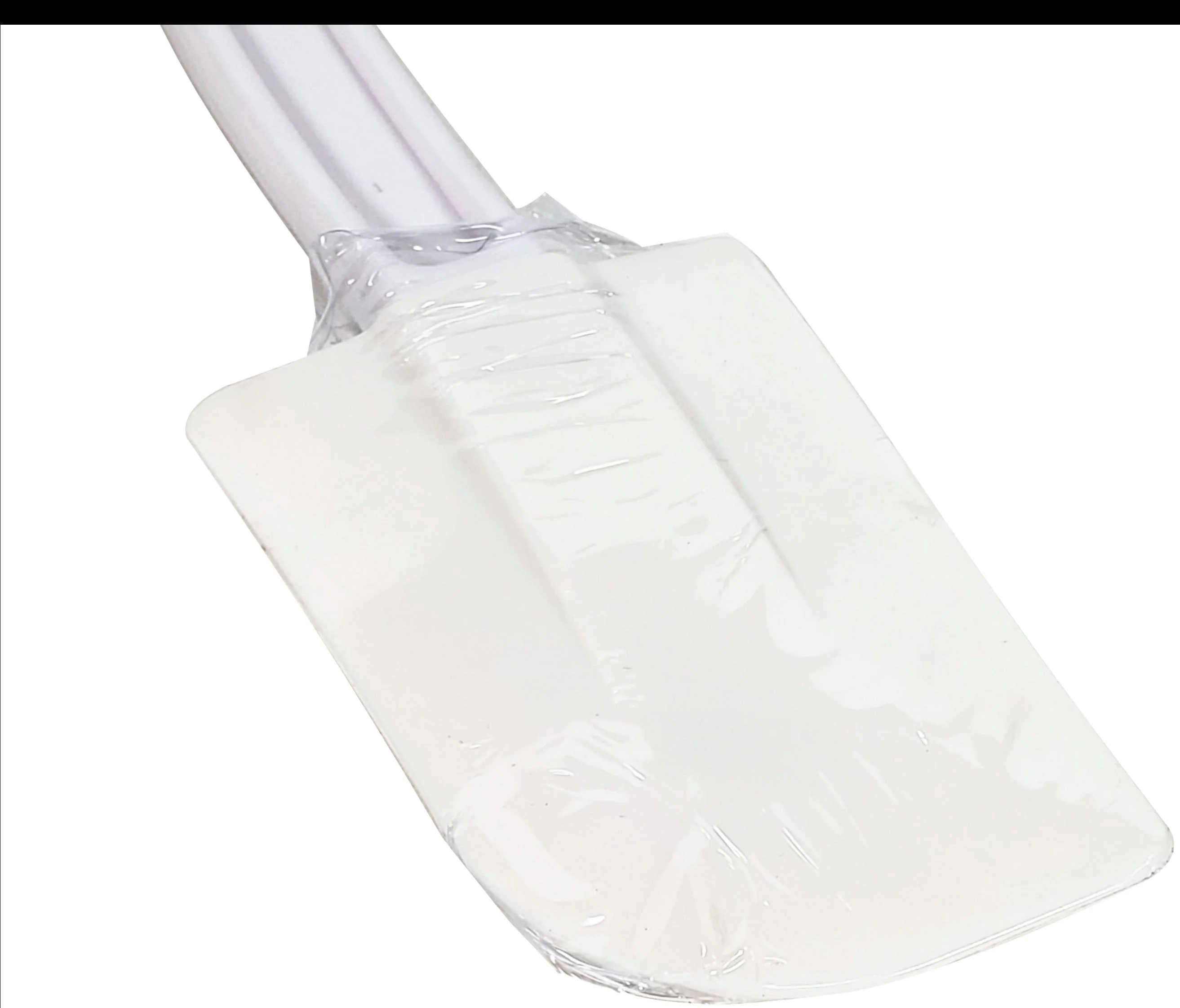 Plastic Scraper - 10" Flat Blade - White Handle - Image 2