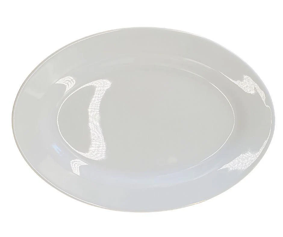 Pro-Kitchen - Ceramic Narrow Rim - 10" Oval Plate - Image 2