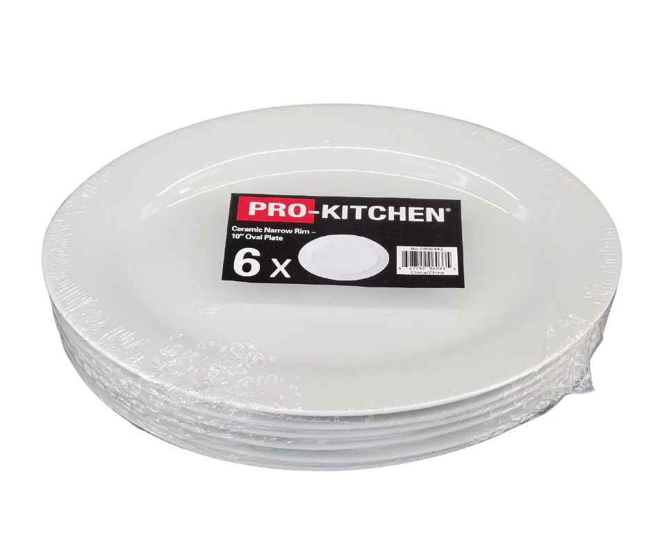 Pro-Kitchen - Ceramic Narrow Rim - 10" Oval Plate - Image 3
