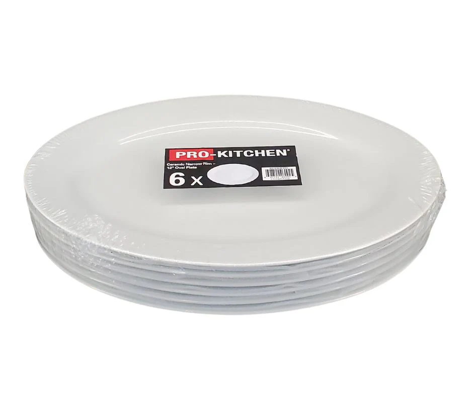 Pro-Kitchen - Ceramic Narrow Rim - 12" Oval Plate - Image 3
