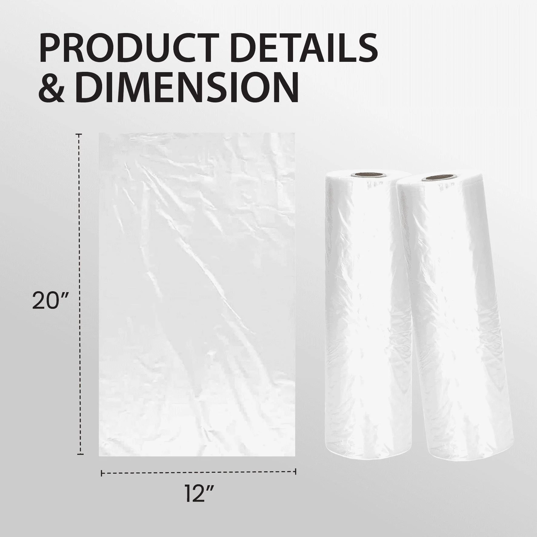 12"x20" - Produce Rolls - Extra Large - Image 2