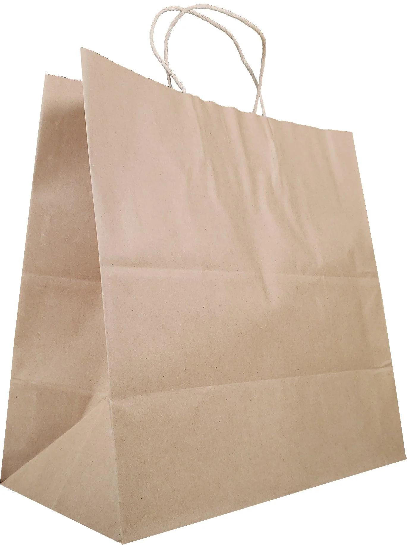 Eco-Craze -13x7x13 Kraft Paper Bag - Twisted Handle - Image 3