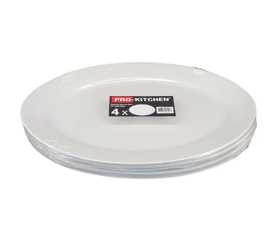 Pro-Kitchen - Ceramic Narrow Rim - 14" Oval Plate - Image 3