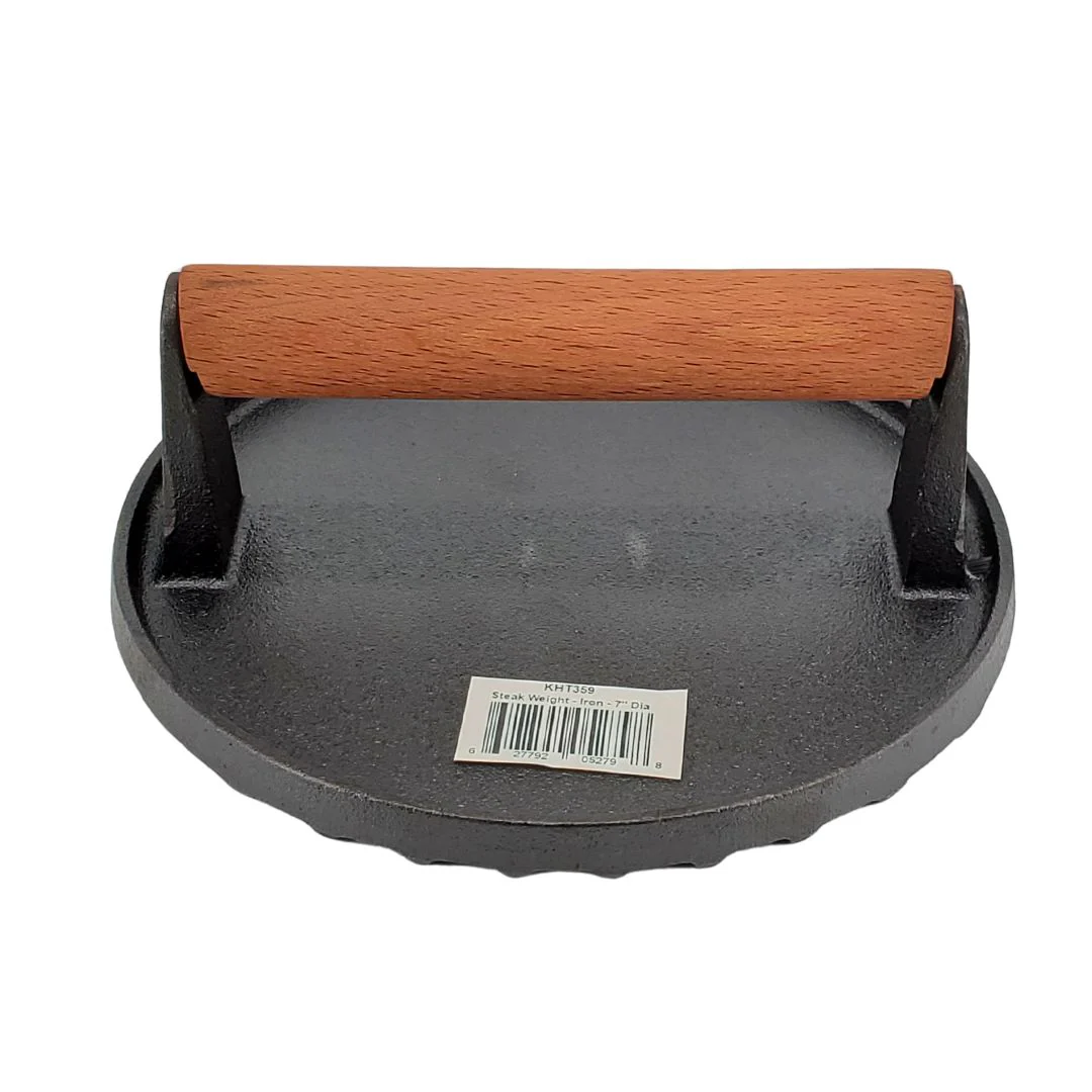 Steak Weight - Iron - 7" Dia - Image 2