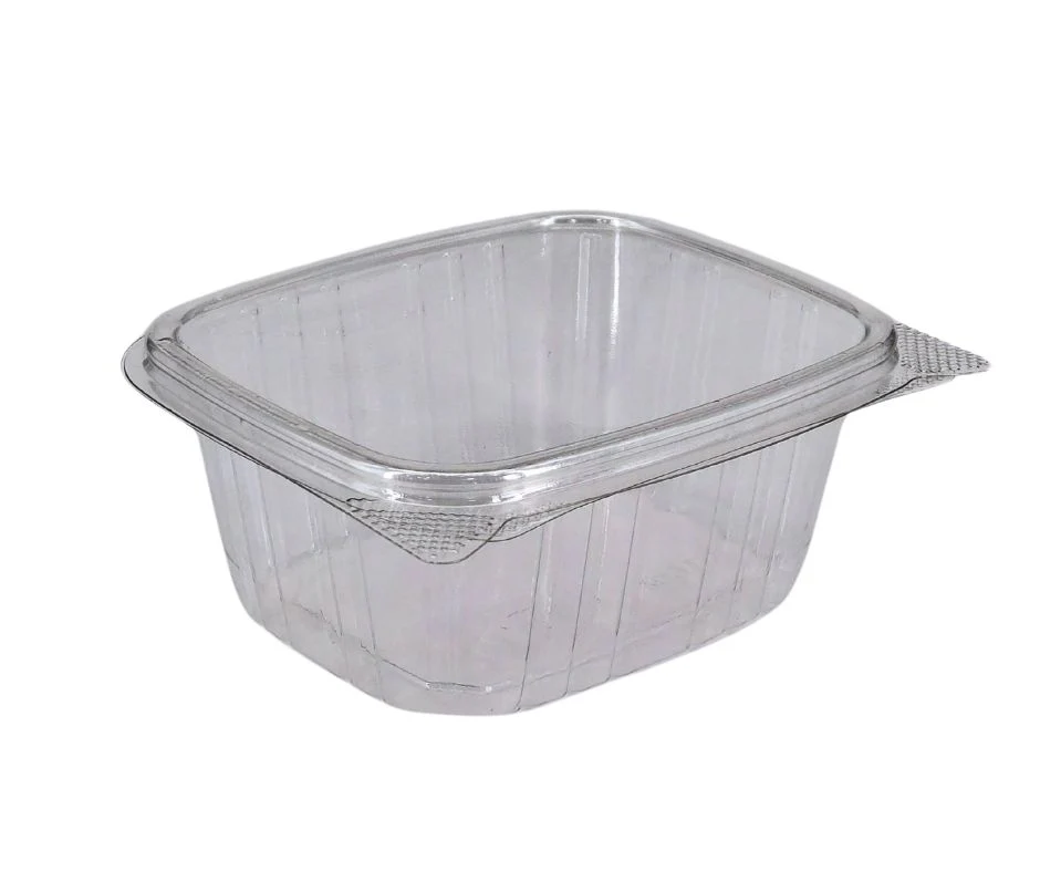 Value+ - 16oz Clear Hinged Deli Container - PET - BD16 - Image 2