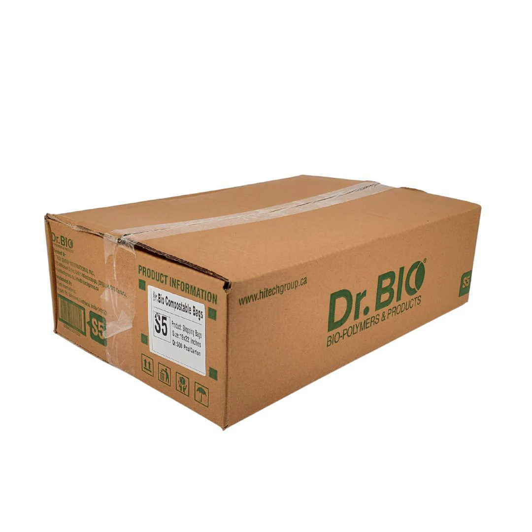 Dr. Bio - Compostable Shopping Bag - S5 - 19X22 - Image 3