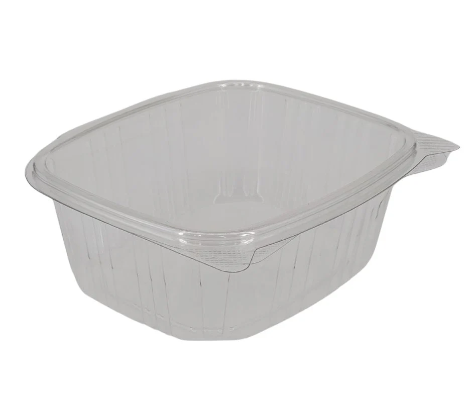 Value+ - 32oz Clear Hinged Deli Container - PET - BD32 - Image 2