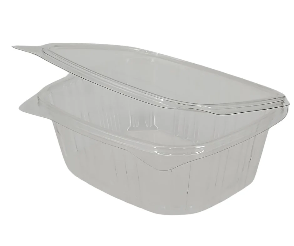 Value+ - 32oz Clear Hinged Deli Container - PET - BD32 - Image 3