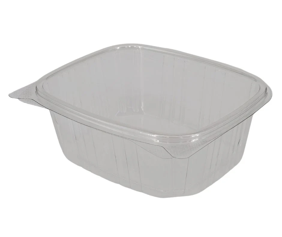 Value+ - 32oz Clear Hinged Deli Container - PET - BD32 - Image 4