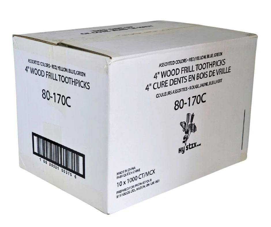 4" Toothpicks - Frilled - 80-170C - Image 5