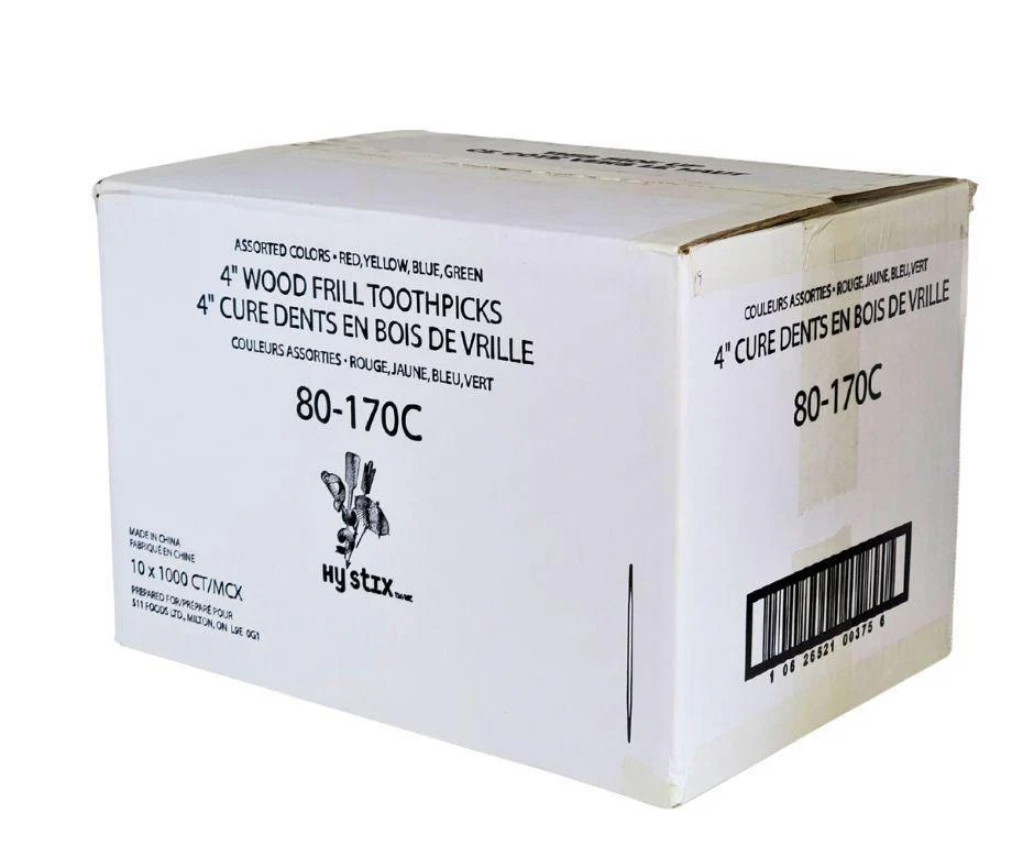 4" Toothpicks - Frilled - 80-170C - Image 6