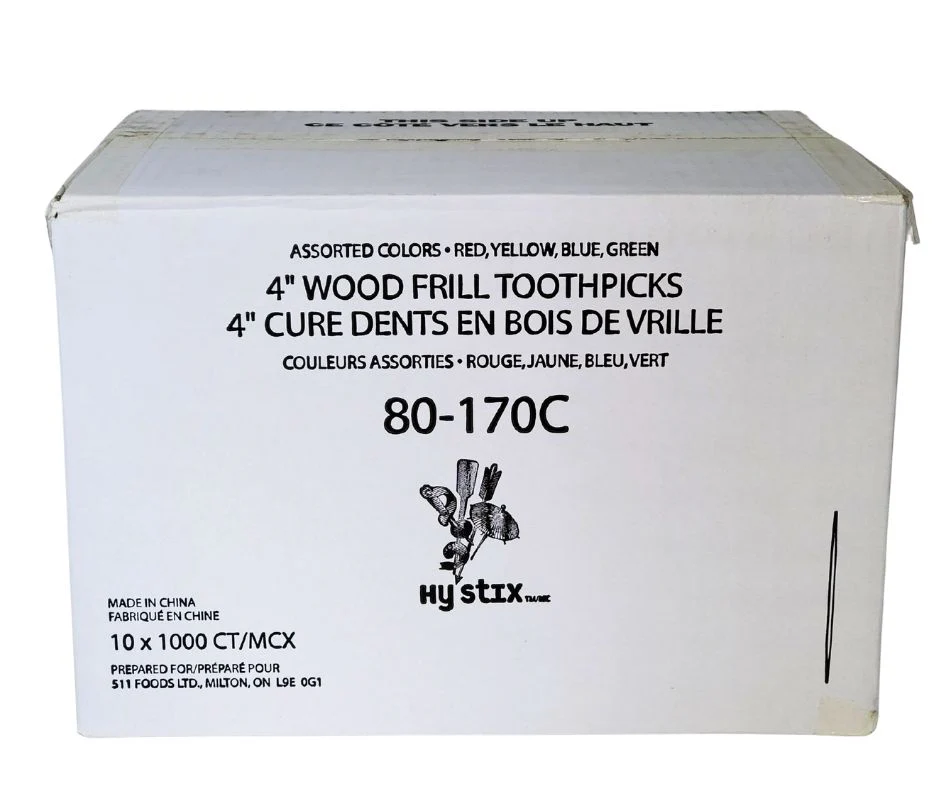 4" Toothpicks - Frilled - 80-170C - Image 7