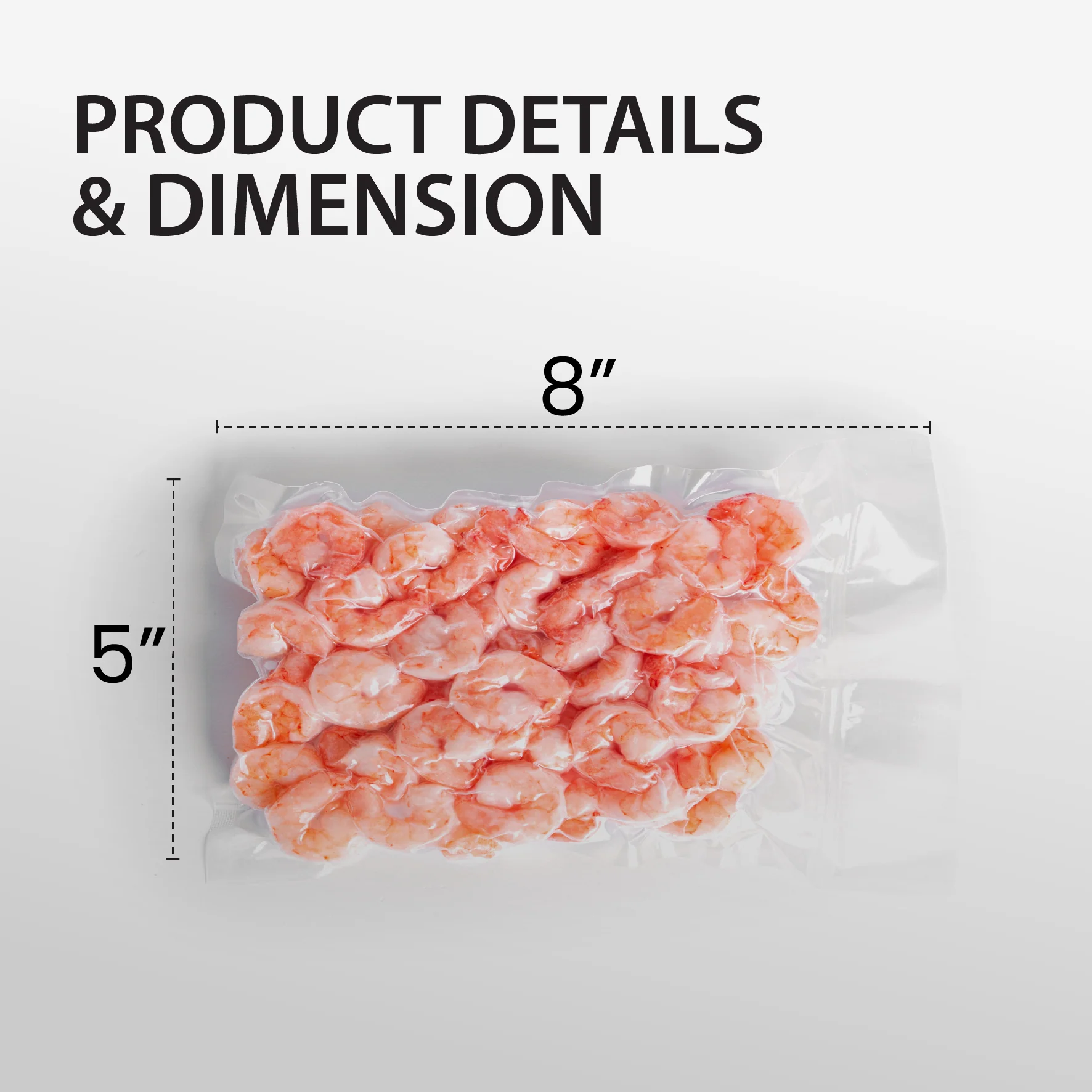 Value+  - 5"x8" - Vacuum Bags - O.D. - 3Mil - Image 2