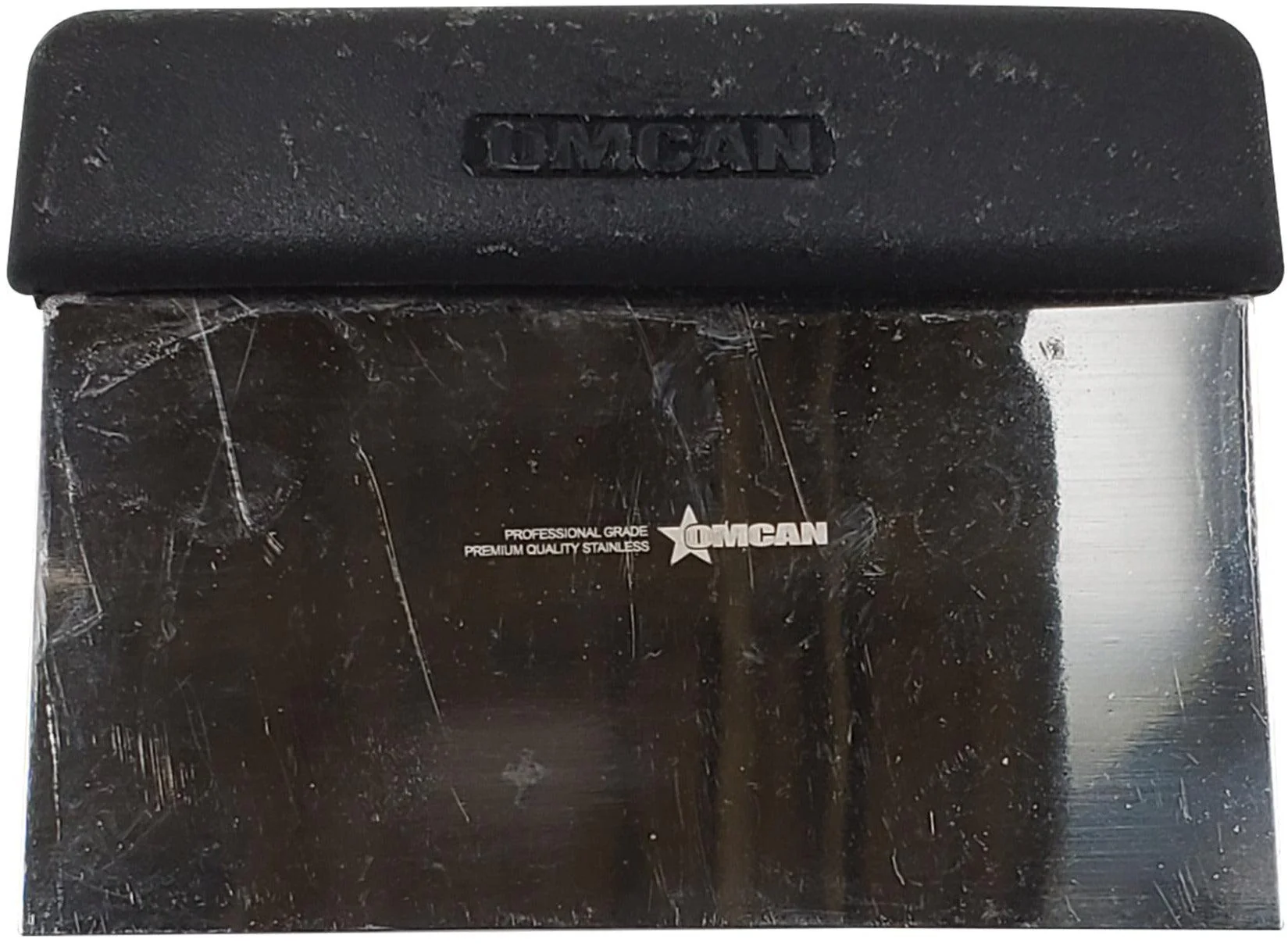 Dough Cutter/Scraper SS - 6" - Plastic Handle - OM14200 - Image 2