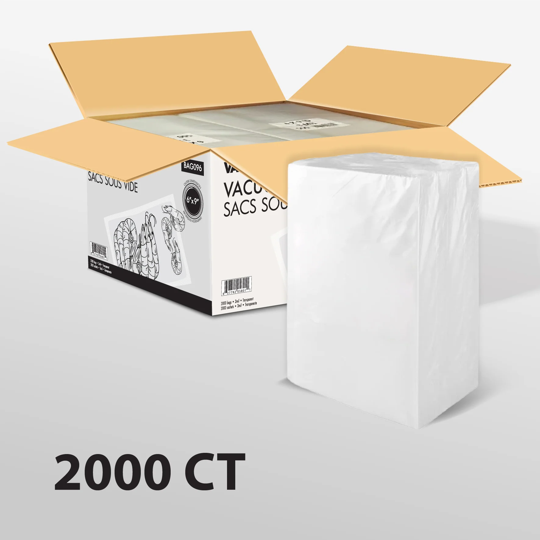 Value+  - 6"x9" - Vacuum Bags - I.D. - 3 mil - Image 5