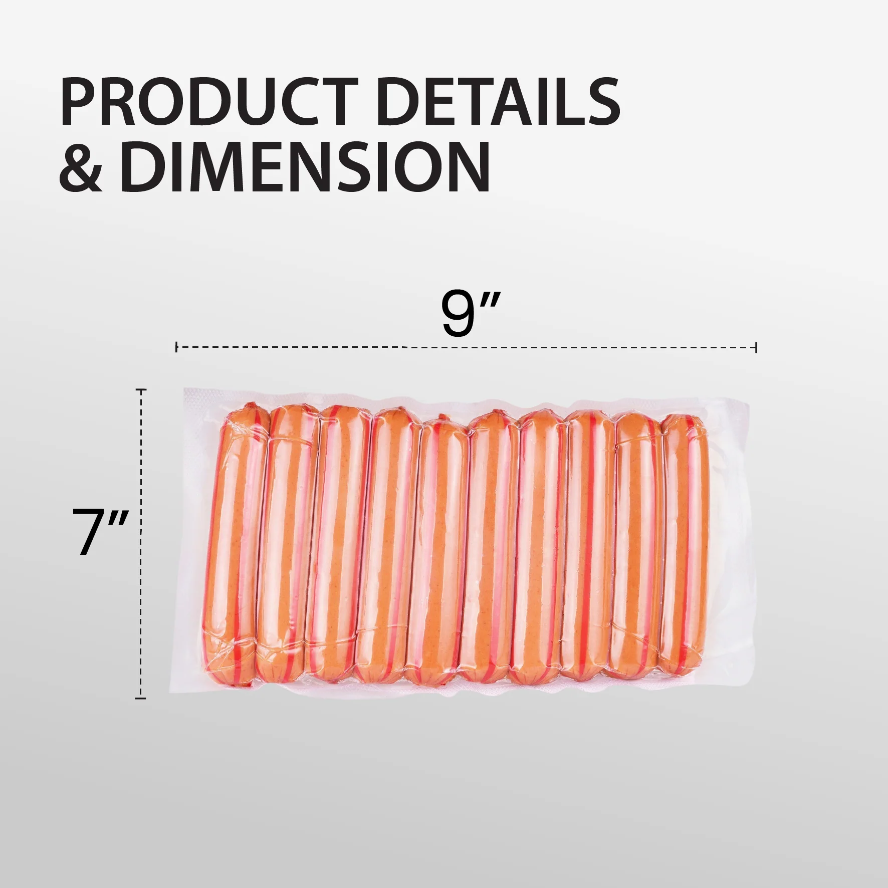 Value+  - 7"x9" - Vacuum Bags - O.D. - 3 Mil - Image 2