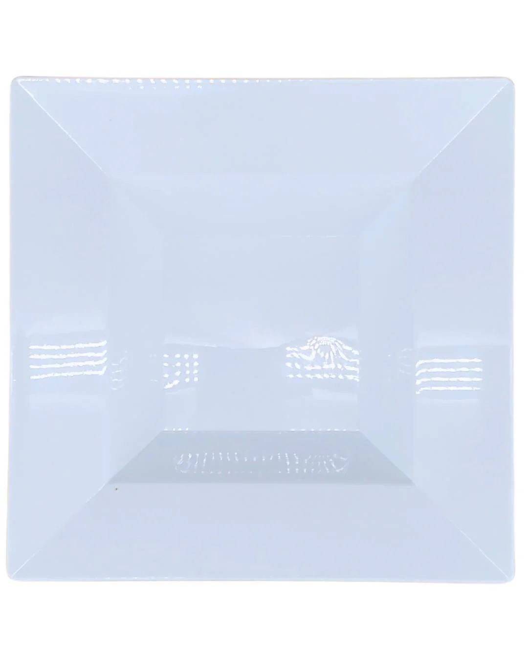 CLR - 8.5" Square Plastic Bowl - White / SB85 - Image 3