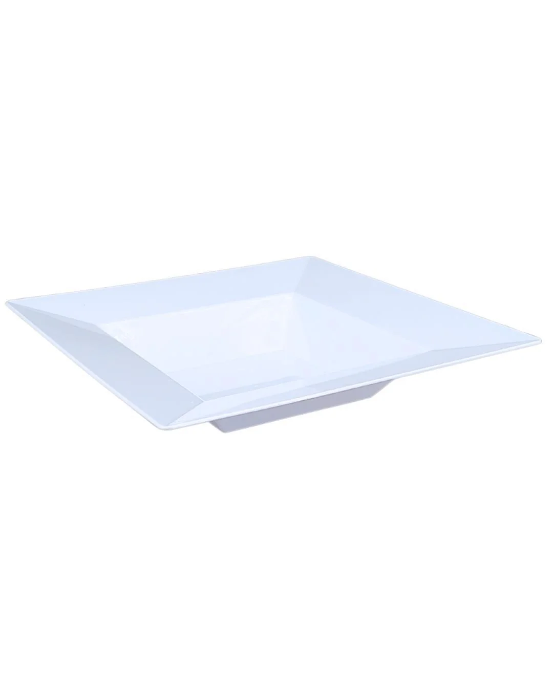 CLR - 8.5" Square Plastic Bowl - White / SB85 - Image 5