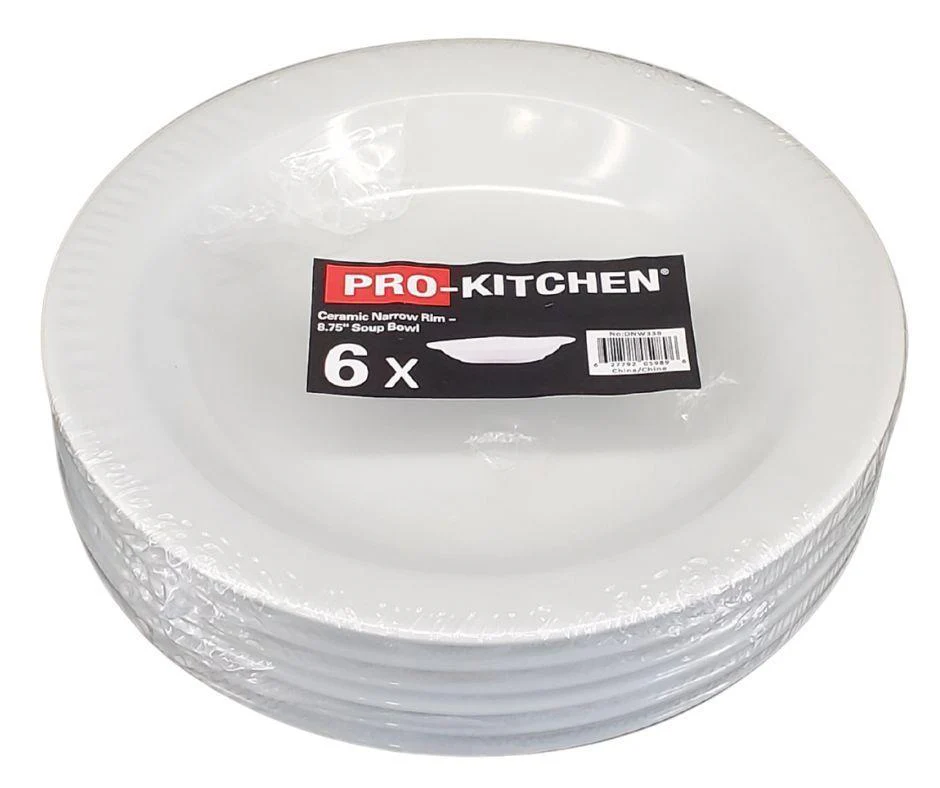 Pro-Kitchen - Ceramic Narrow Rim - 8.75" Soup Bowl - Image 3