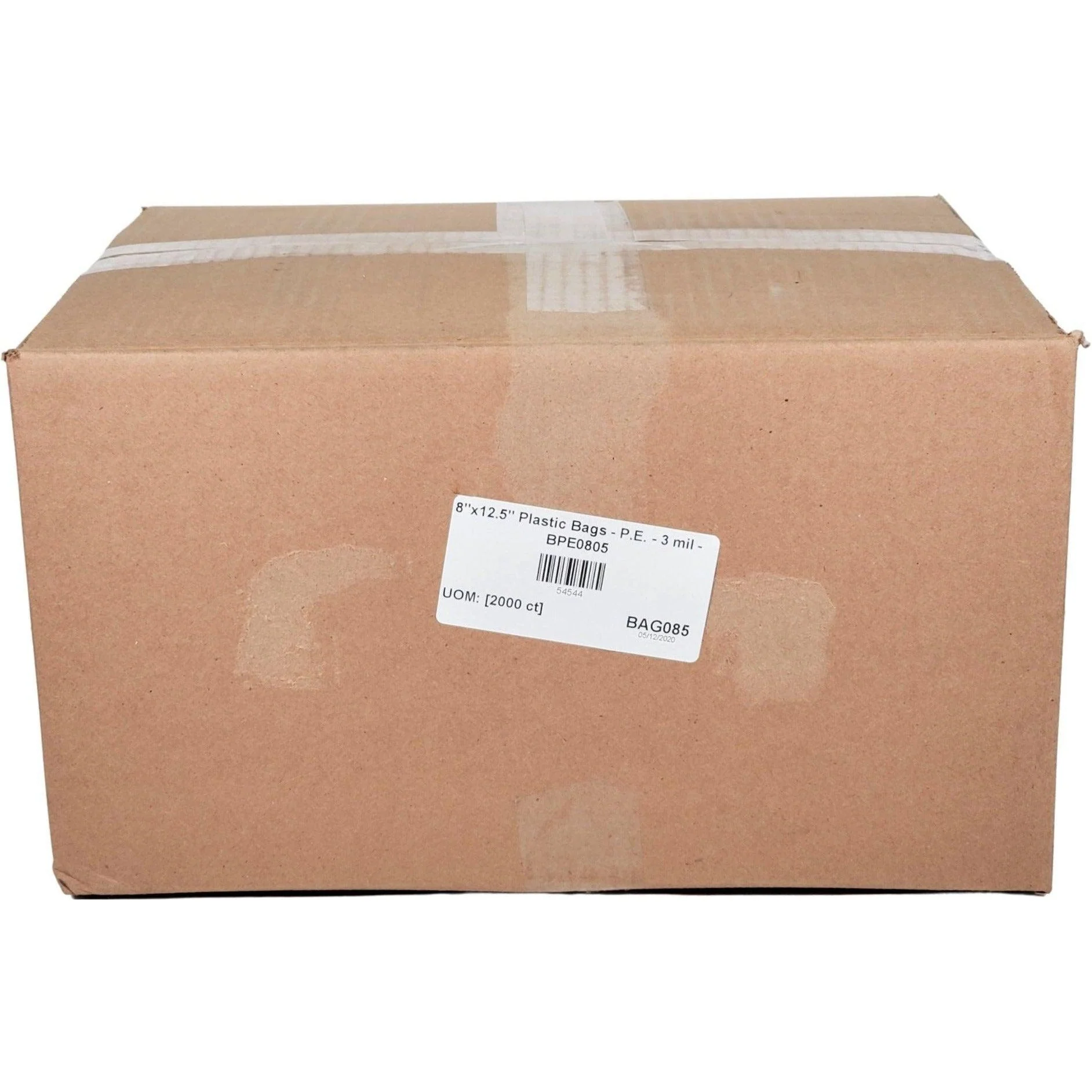 8"x12.5" Plastic Bags - P.E. - 3 mil - Image 3
