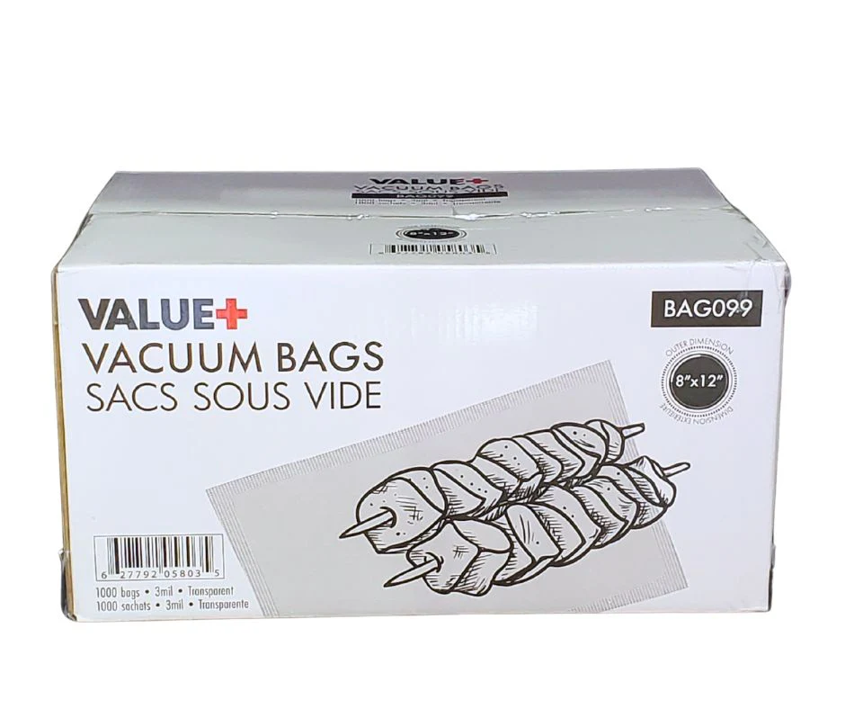 Value+  - 8"x12 Vacuum Bags - O.D. - 3 Mil - Image 2