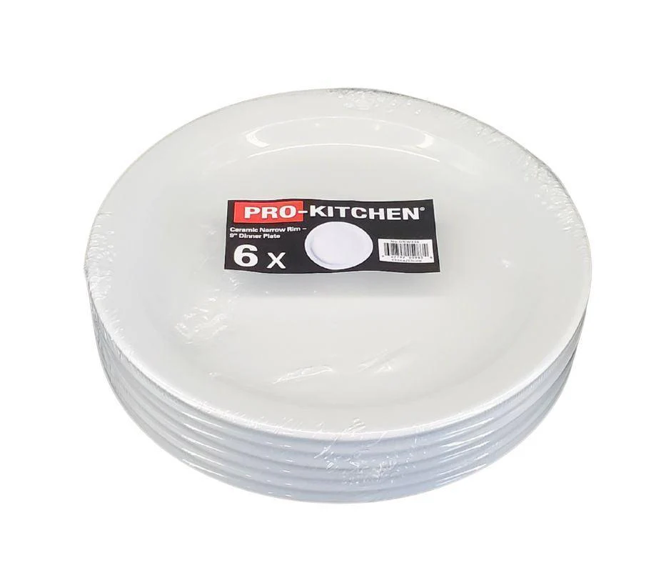 Pro-Kitchen - Ceramic Narrow Rim - 9" Dinner Plate - Image 3
