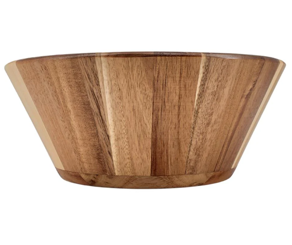 Acacia - Wood Salad Bowl 28CM - Image 2