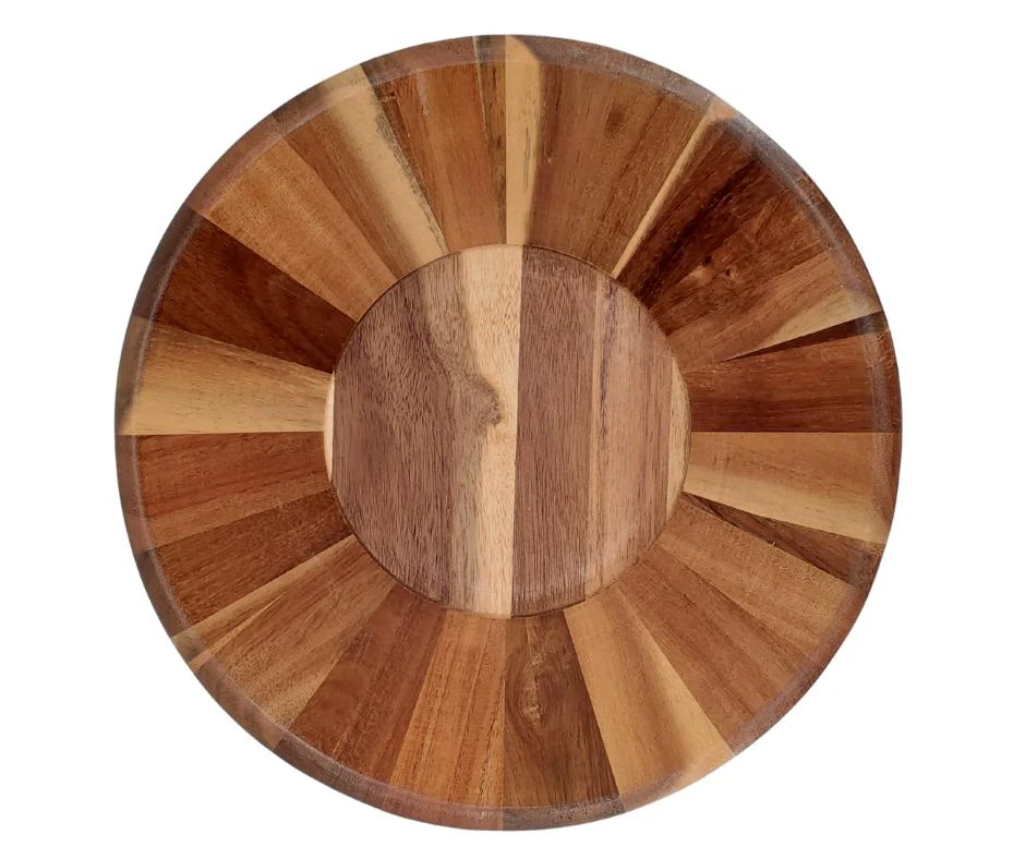 Acacia - Wood Salad Bowl 28CM - Image 3