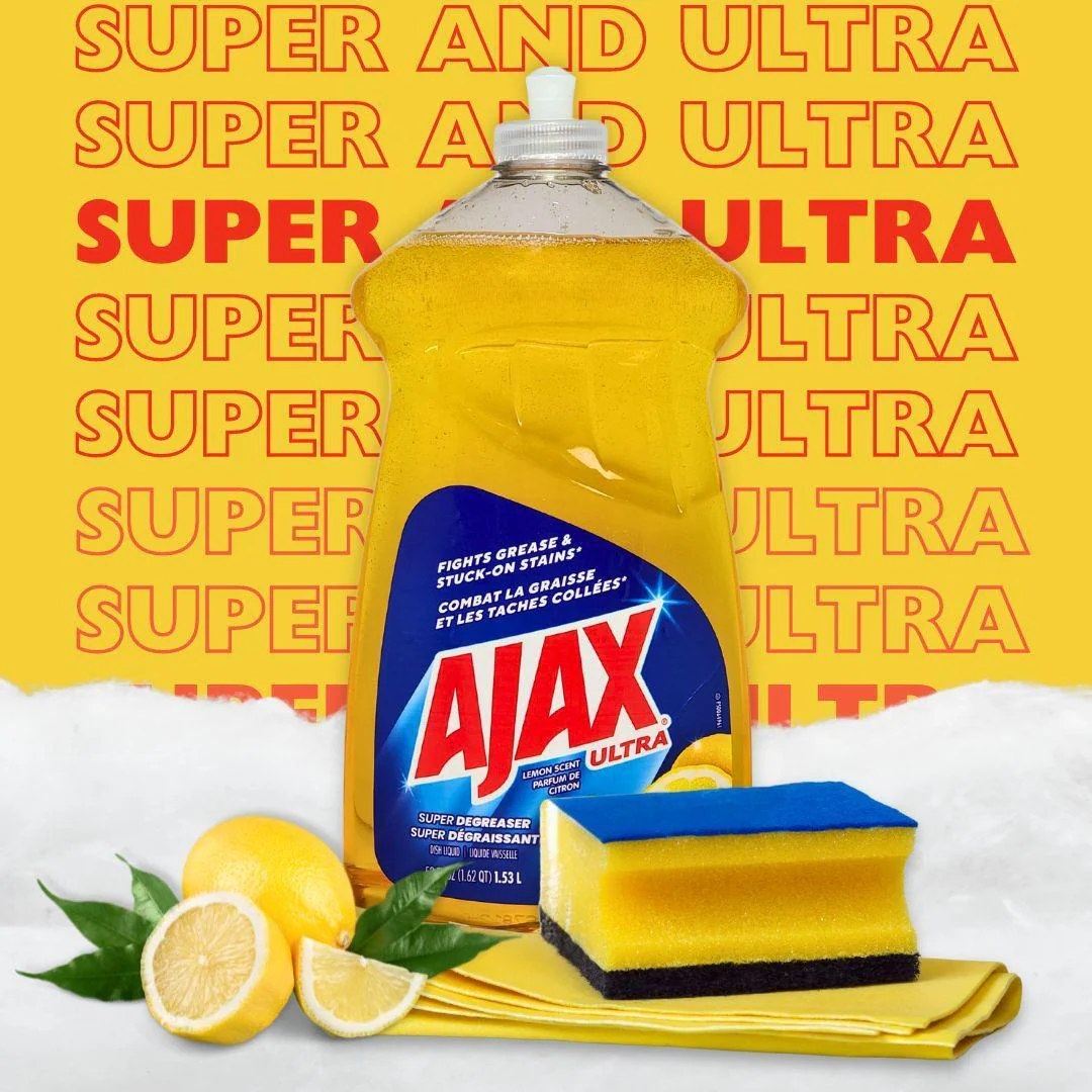 Ajax Ultra - Dishwash Liquid – Lemon - Image 3