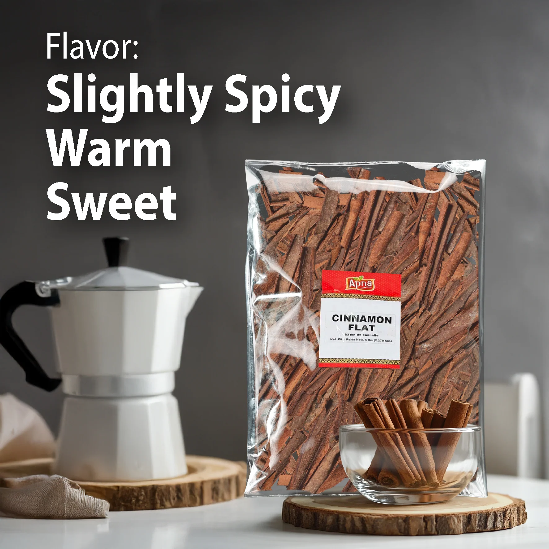 Apna - Cinnamon Sticks Bark - Flat - Image 3
