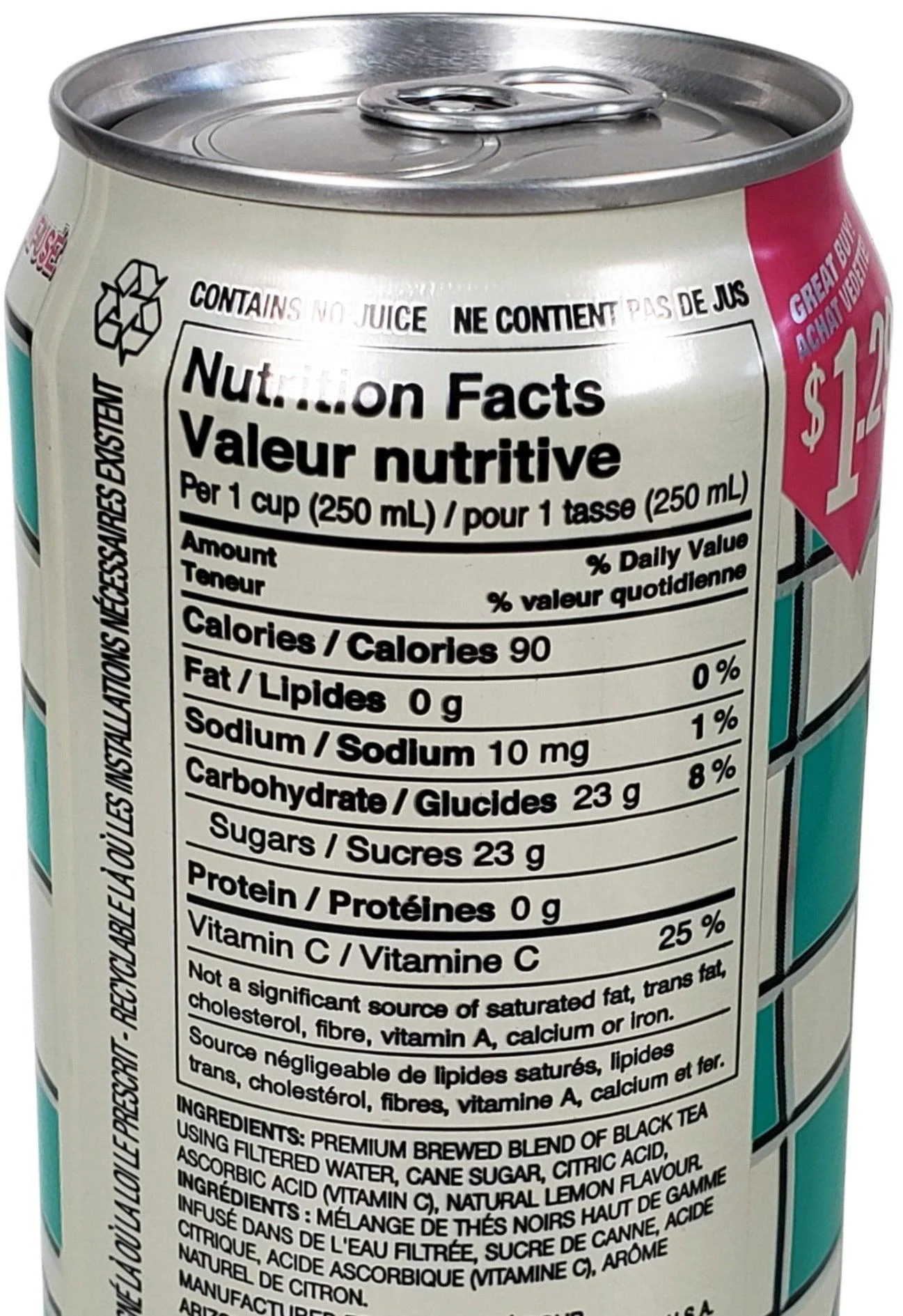 Arizona - Iced Tea - Lemon Ice Tea - Cans - Image 4
