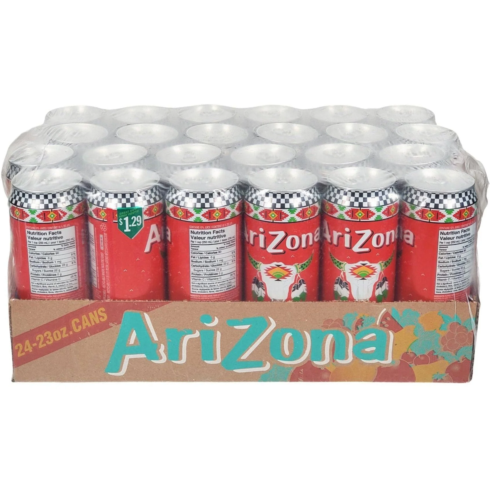 Arizona - Iced Tea - Watermelon - Cans - Image 3