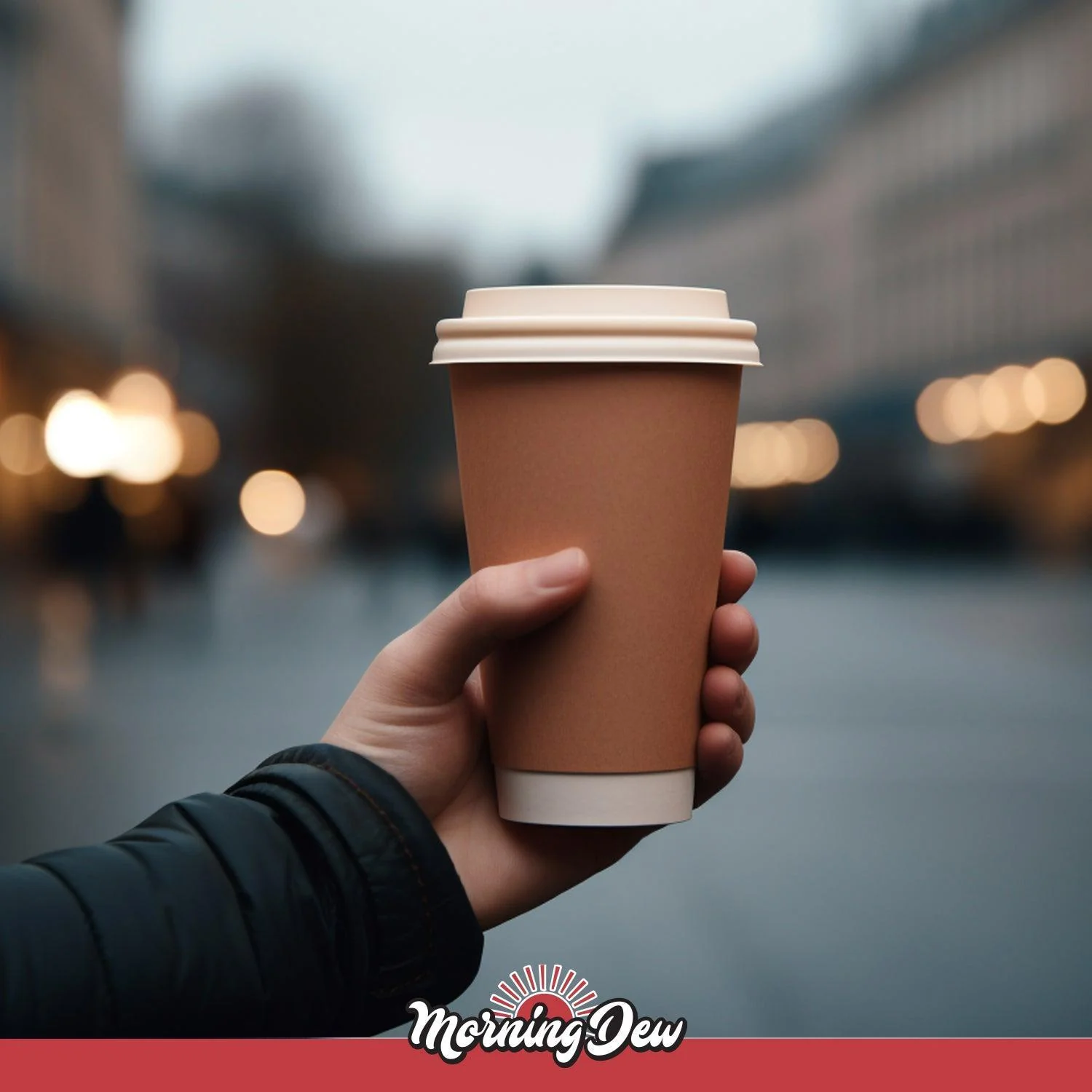 Morning Dew - Dome Sip Lid for 10-24 oz Hot Paper Cups - White - 10DL-W - Image 5