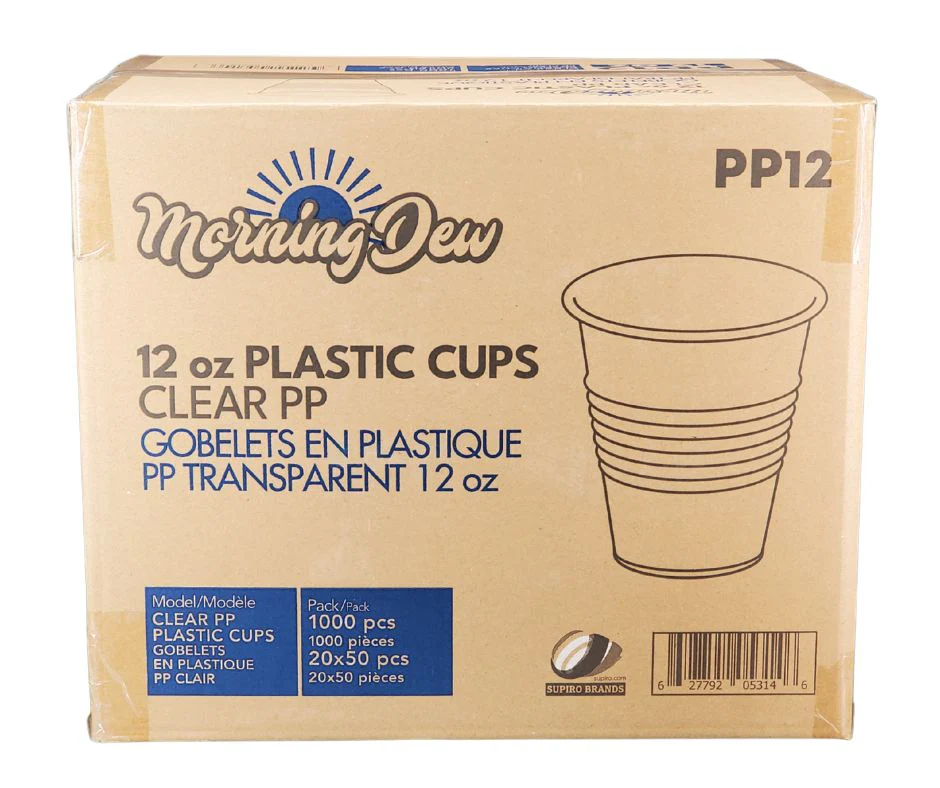 Morning Dew - 12oz Translucent Cups - PP12 - Plastic - Image 2