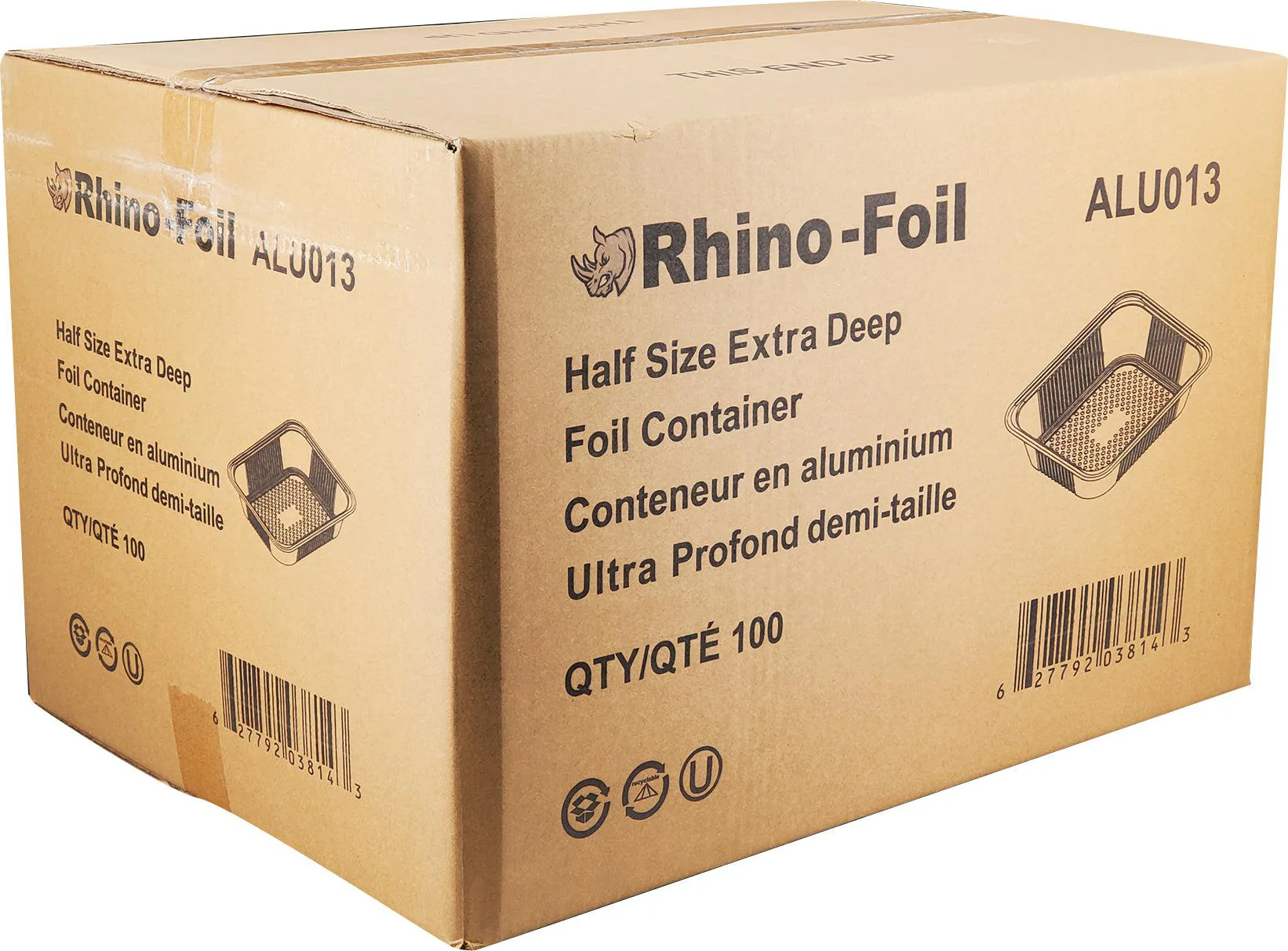 Rhino-Foil - Aluminium Tray - Half Size - Extra Deep - Image 4