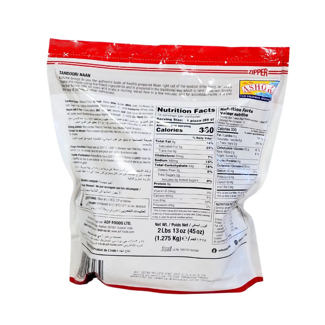 Ashoka - Tandoori Naan - Family Pack - 15 CT - Image 3