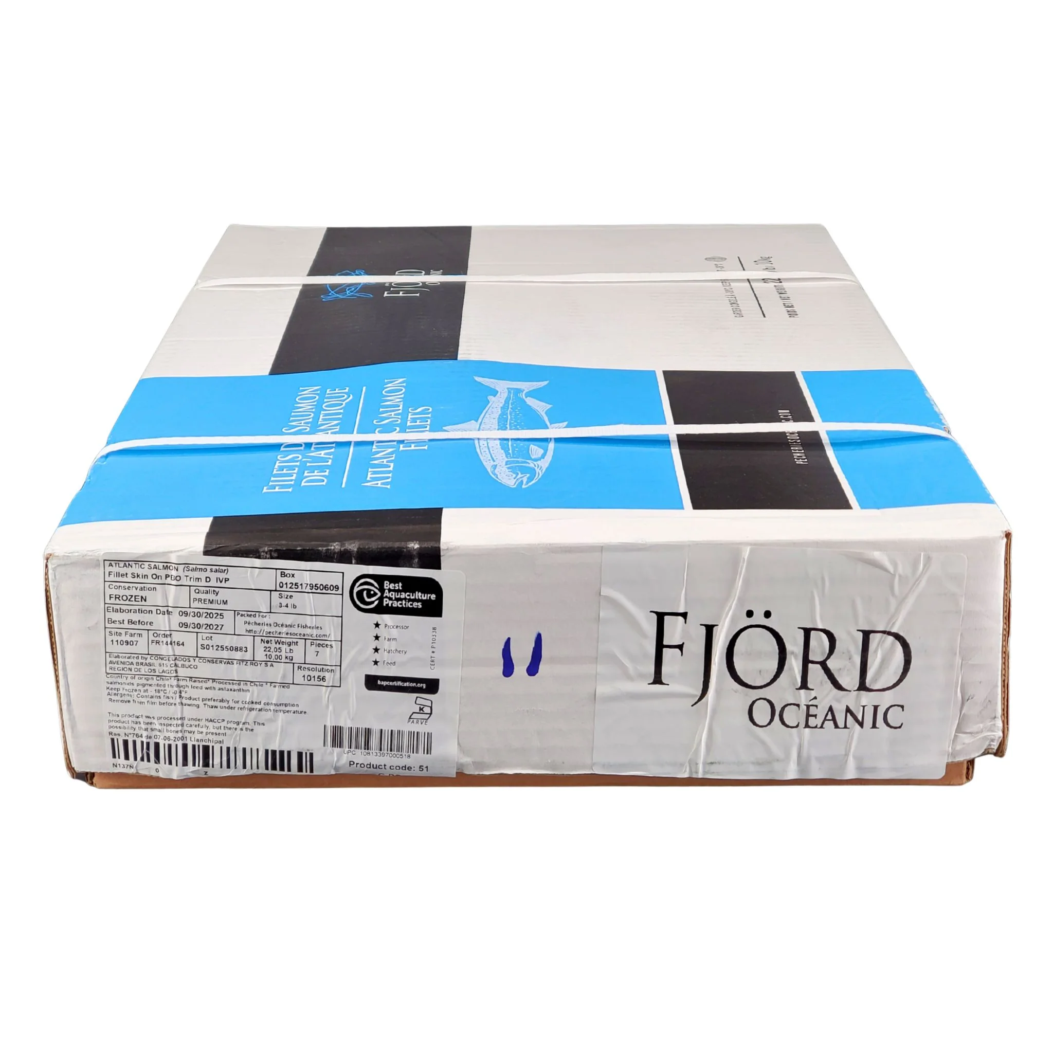 Atlantic Salmon Fillet - Skin On 3-4 lbs Sides - Image 3