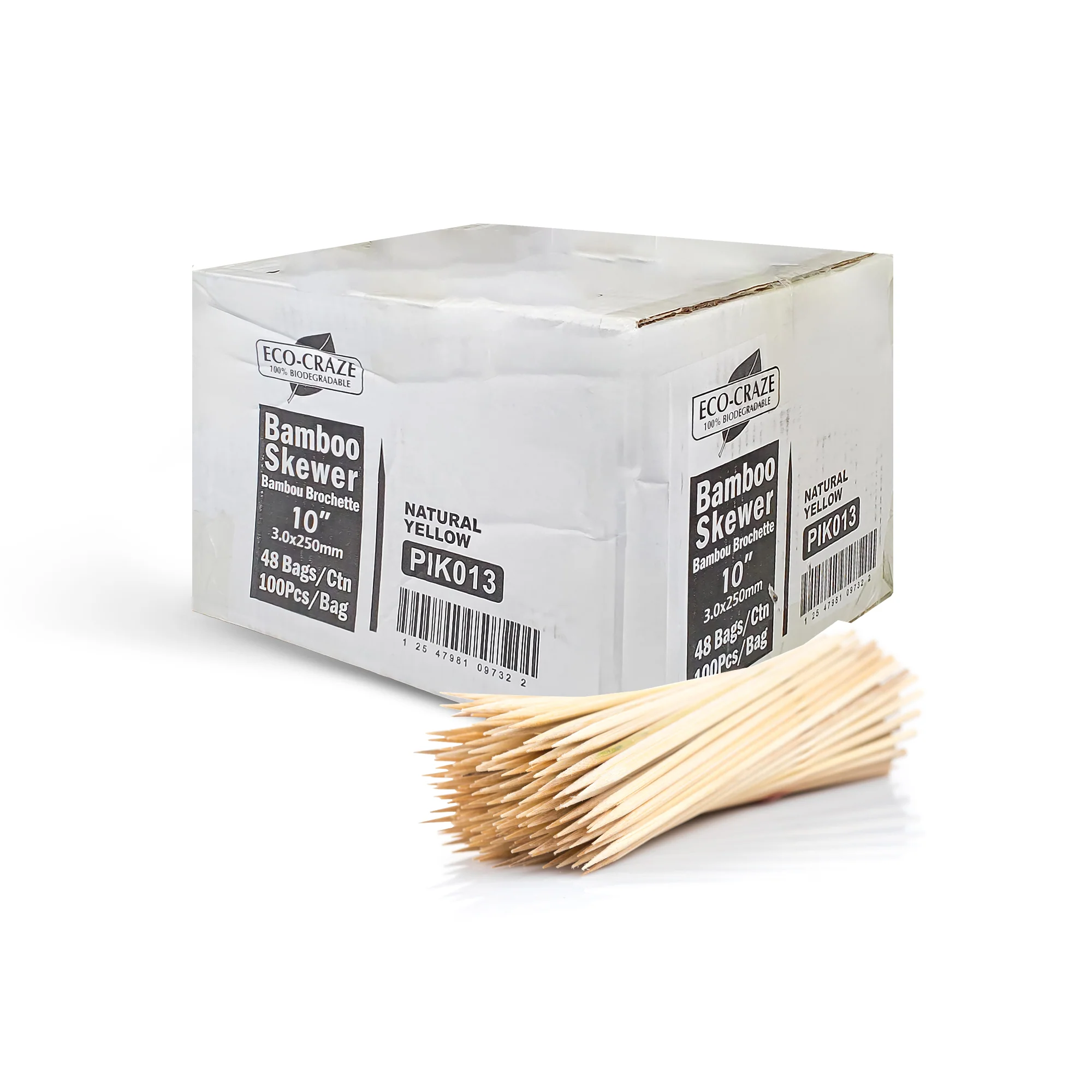 Eco-Craze - Bamboo Skewer - 3mm X 10" - BST3025 - Image 3