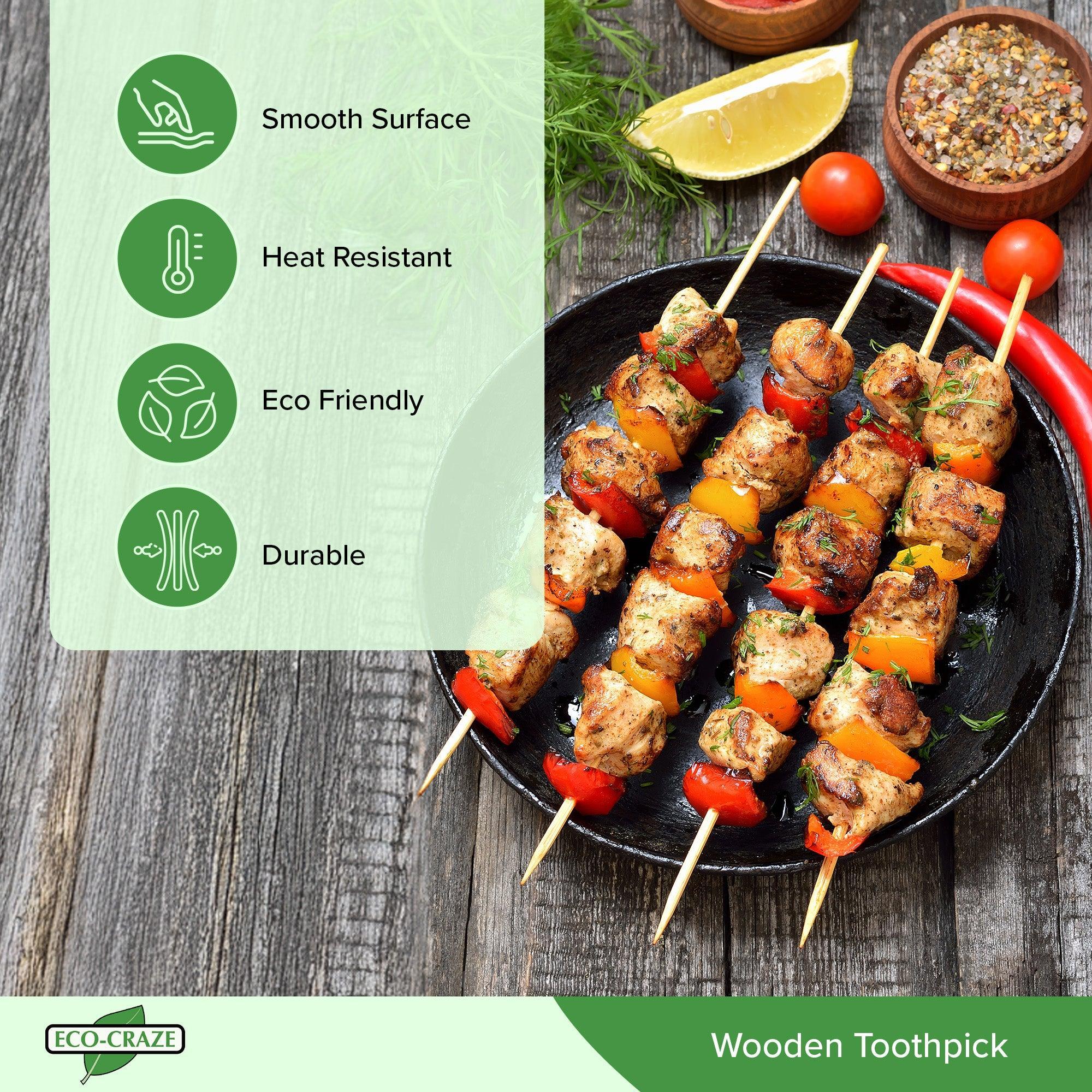 Eco-Craze - Bamboo Skewer - 3mm X 10" - BST3025 - Image 6