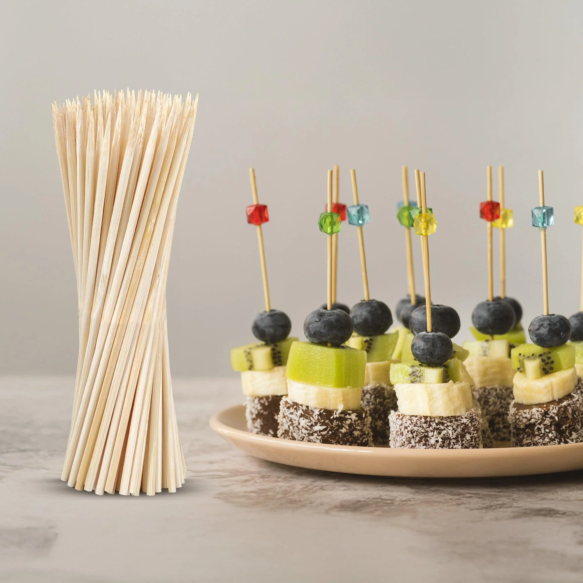 Eco-Craze - Bamboo Skewer - 4mm X 8" - BST4020 - Image 7