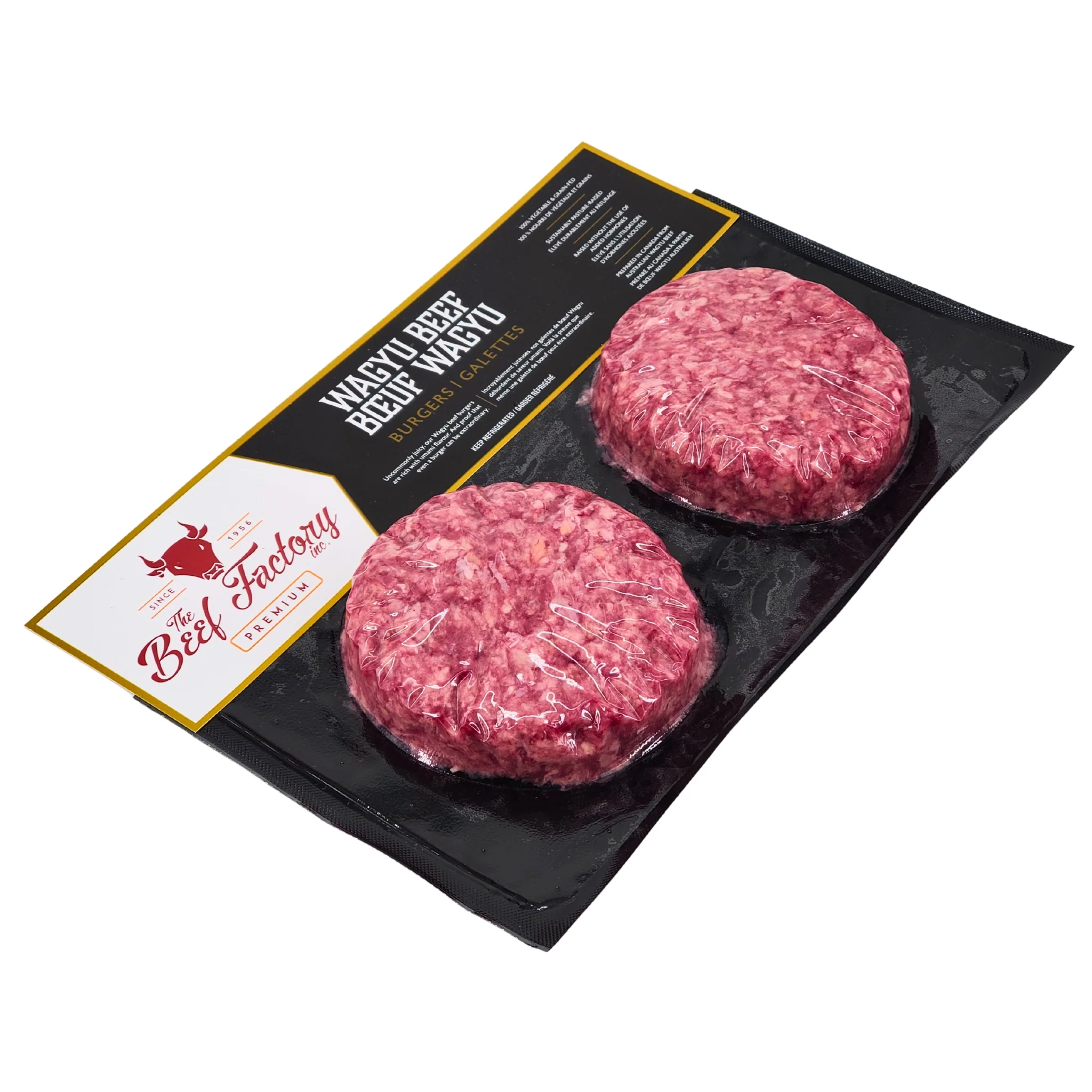 Beef Factory - Premium - 100 % Wagyu Beef Burgers - 5 oz Halal - Image 2