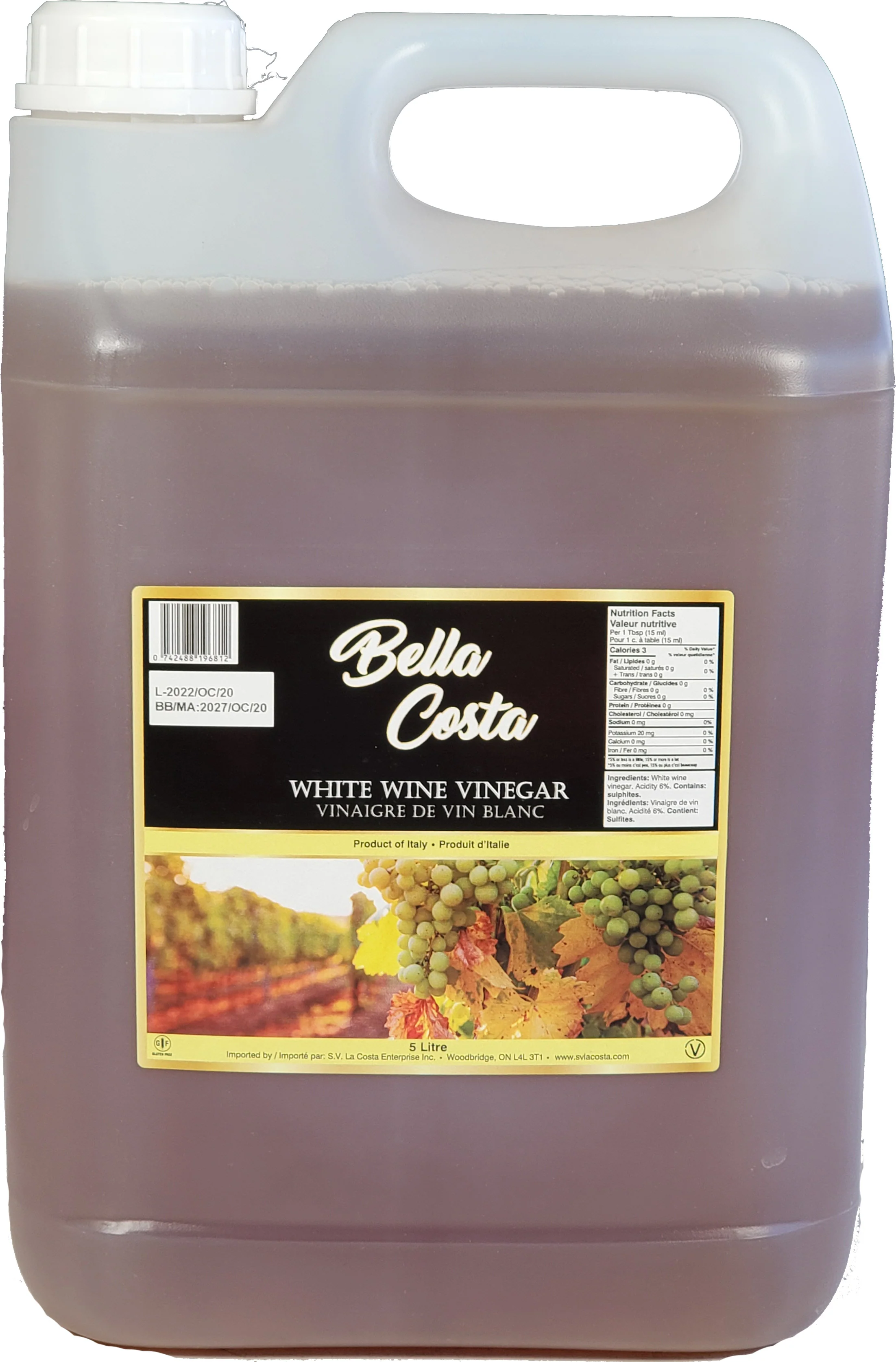 Bella Costa - Vinegar - White Wine - Image 2