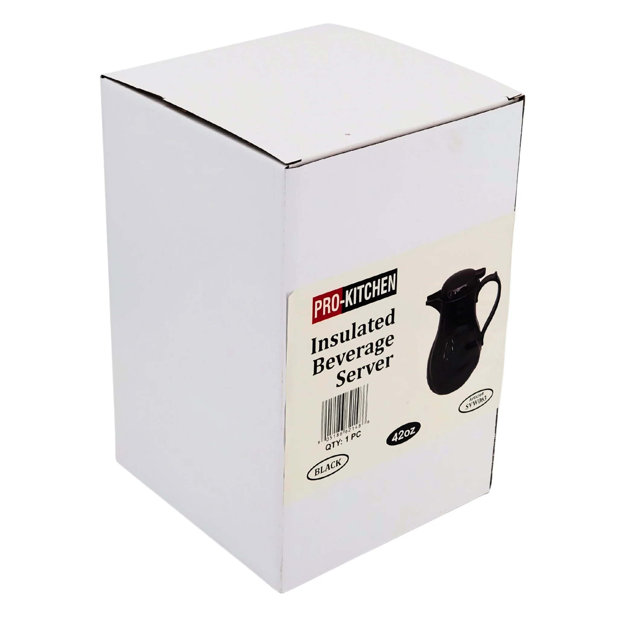 Beverage Server - 42oz - Insulated - Plastic - Black - Image 3