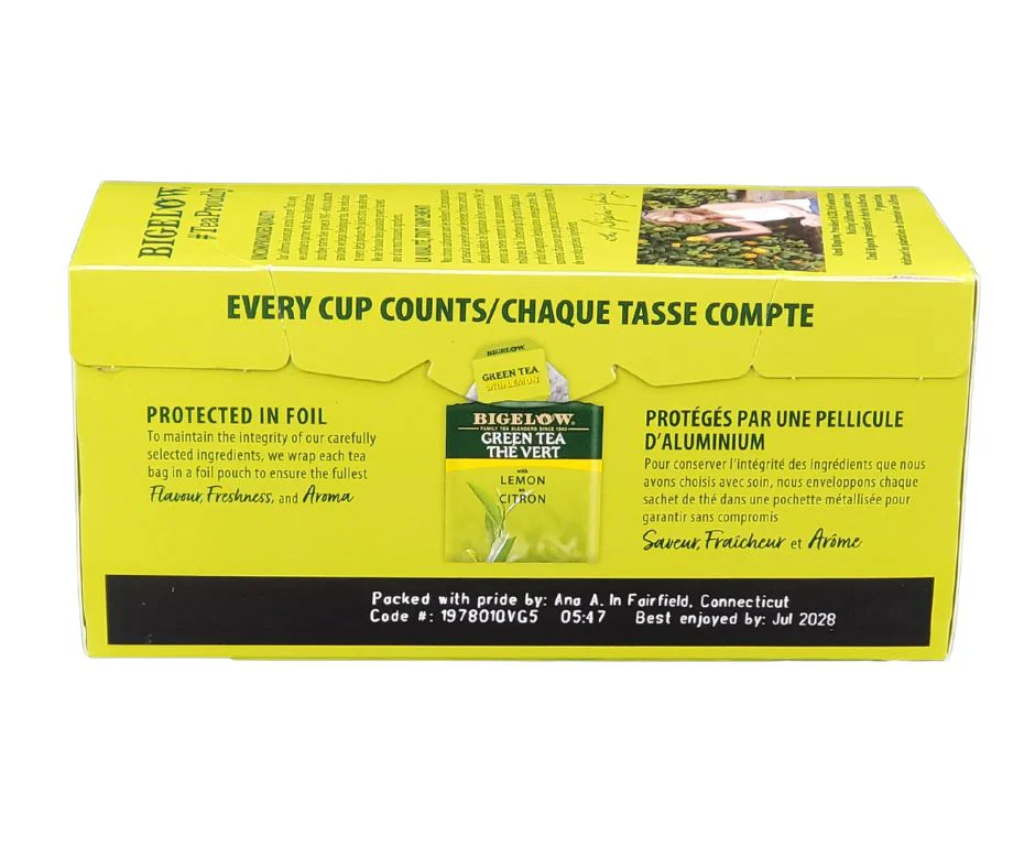 Bigelow - Tea Bags - Green Tea w/Lemon - Image 5