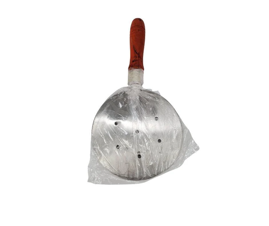 Biryani Serving Spoon 7" - SS w/Wood Handle - Image 2