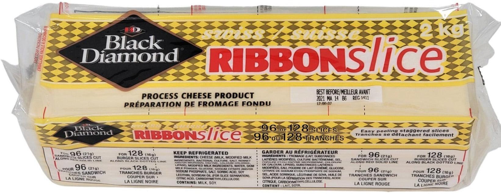 Black Diamond - Cheese - Swiss Ribbon Slice - Image 2