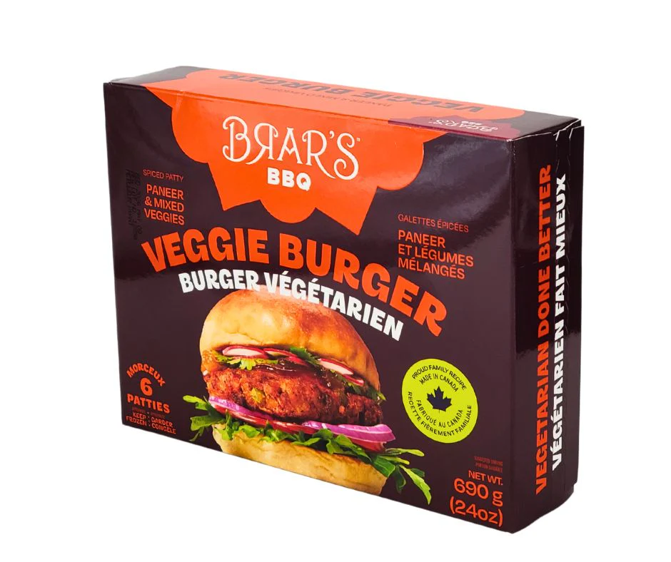 Brar - Veggie Burger Patty - Spicy - Image 3