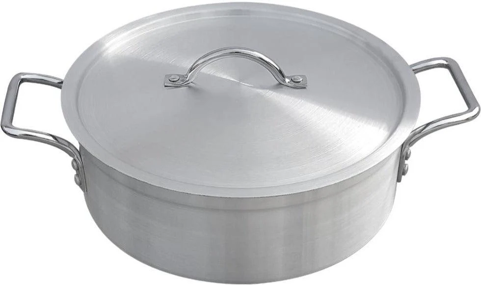 Brazing Pan 30L - 4mm - 19.7"x6.3" w/Lid - Image 3