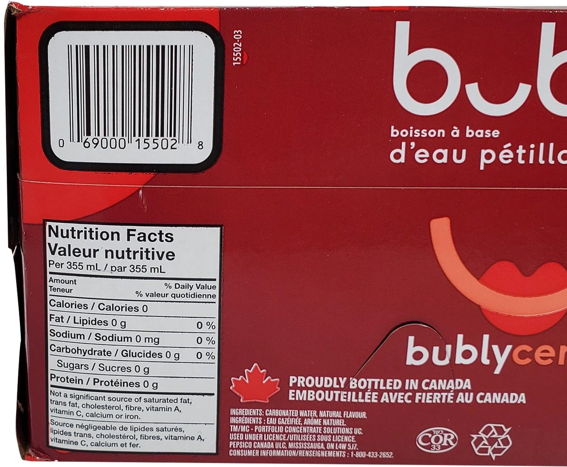 Bubly - Cherry - Cans - Image 3