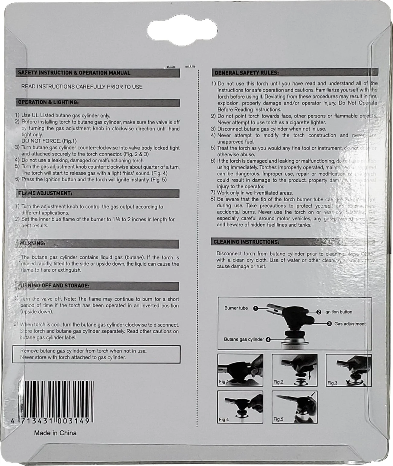 Butane Gas Torch - Image 2